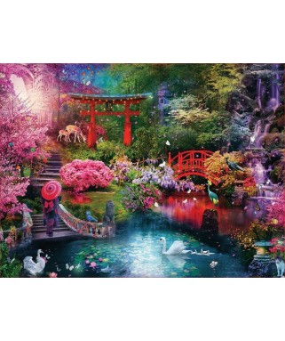 puzzle jardin japones de 3000 piezas de educa